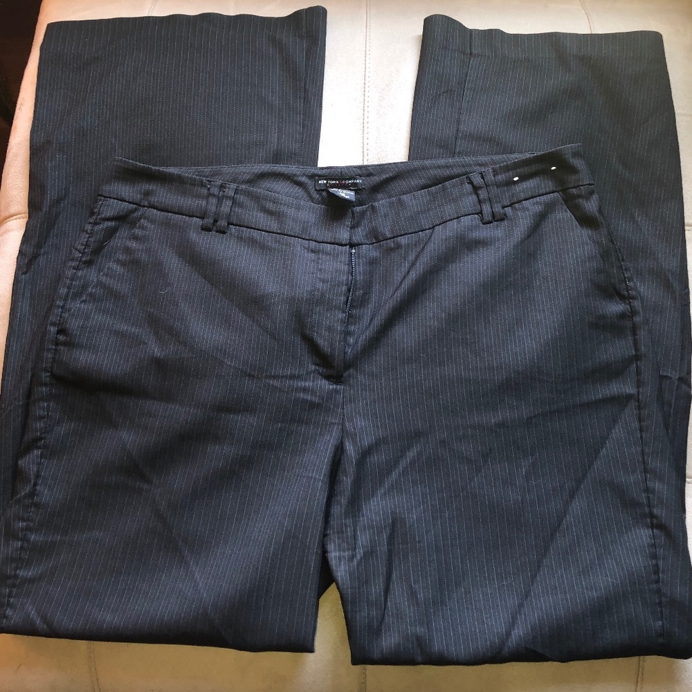 NY & CO Black Straight Leg Pants - 16